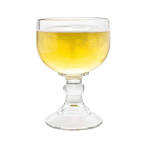 Chefcaptain Classic 21.5 Oz Margarita & Cocktail Glass Set of 4 with Color Clips