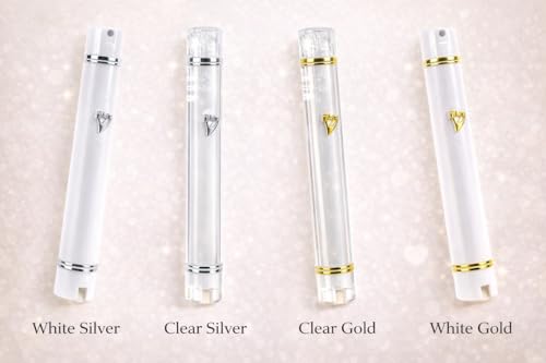 5-Pack Plastic Mezuzah Case - 15cm Semiround Waterproof Holder with Adhesive
