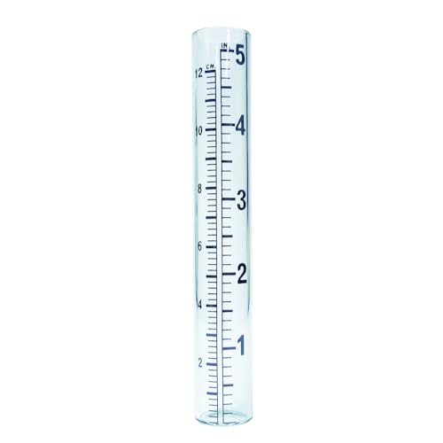 Small Replacement Rain Gauge Glass - 5.25" Height