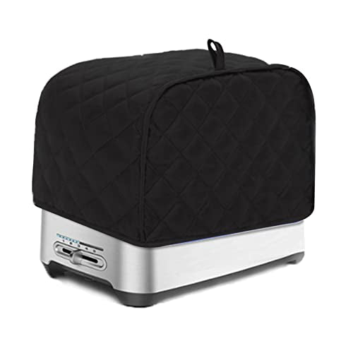 Quilted 4-Slice Toaster Cover - Dust-Proof Polyester Appliance Protector