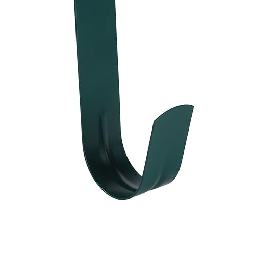 15-Inch Over the Door Wreath Hanger - Heavy Duty Front Door Hook, Green