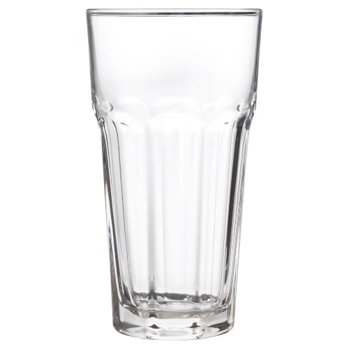 20 oz Iced Tea Glass Set - Durable Dishwasher Safe Drinkware (4 Pack)