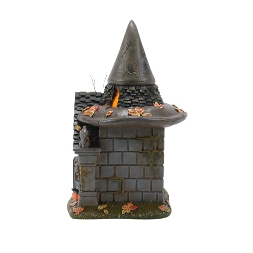 Halloween Village Crypt of the Old Hag Light Up Building, 6.77 Inch