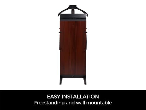 3300 Electric Pants Press with Stretcher Bars - Mahogany Finish