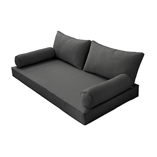 Mattress & Pillow Bolster Cushion Covers for Daybed - Twin Size