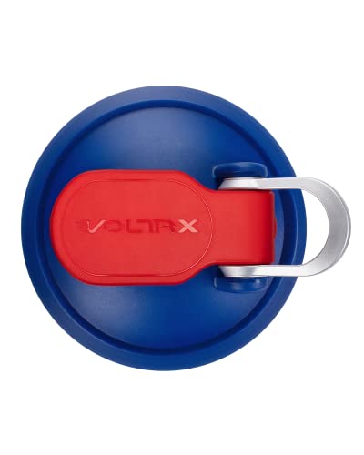 VOLTRX Power Blue Electric Shaker Bottle - USB-C Rechargeable Protein Mixer, 24 oz