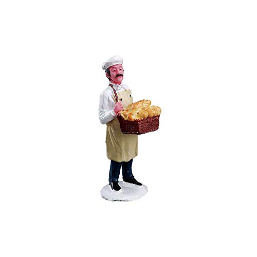 Lemax Christmas Village Bread Delivery Figurine - Resin Holiday Decor