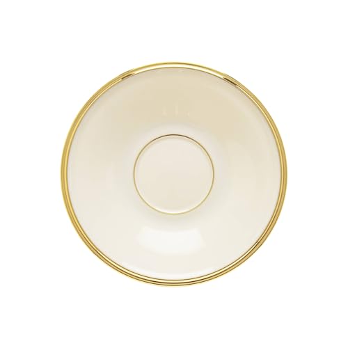 Lenox Eternal Porcelain Saucer 6-inch with Gold Accents - Pack of 1