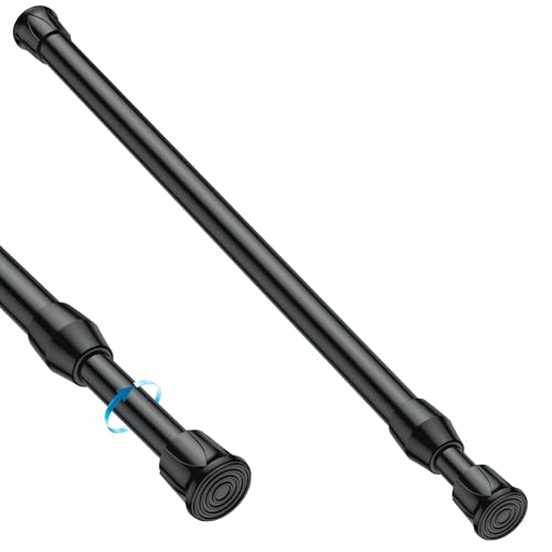 Adjustable Spring Tension Curtain Rod, 26-49 Inch No-Drill Rod for Windows