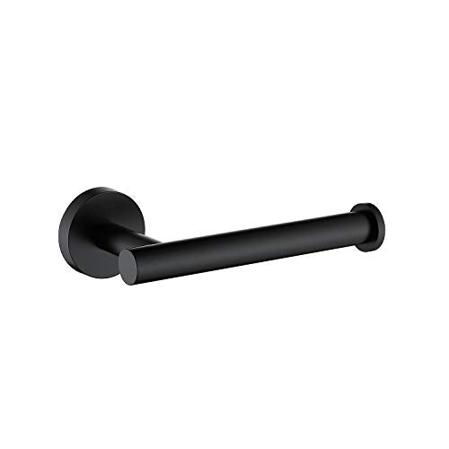 Matte Black Toilet Paper Holder, SUS304 Stainless Steel Wall Mount Dispenser