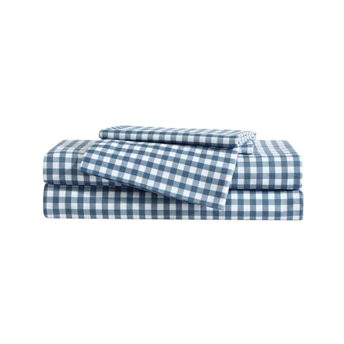 Kids Twin Sheet Set, Ultra-Soft Microfiber Bedding with Fitted Sheet