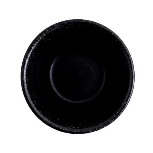 Matte Black Ceramic Japanese Sake Set with Bottle & Cups - DealbyBox