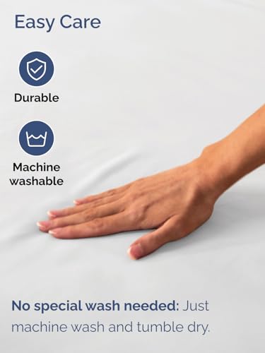 CGK Unlimited Extra Deep Queen Fitted Sheet - White 18" to 24" Pocket
