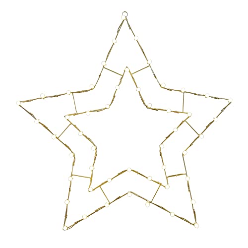 Vickerman White 5 Pt Star C7 Wire Tree Topper 48 Inch Holiday Decor