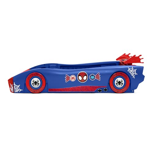 Kids Race Car Twin Bed - Web Crawler Style Bed for Children