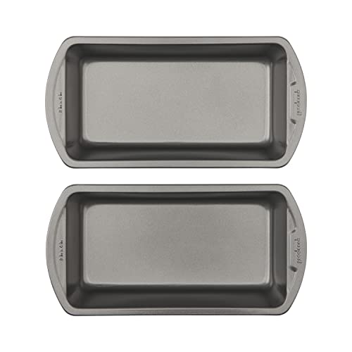 Nonstick Loaf Pan Set, 8 x 4 Inch Heavy-Duty Steel Bakeware (2-Pack)