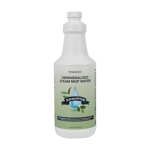 Demineralized Steam Mop Cleaning Solution - Eucalyptus Mint, 32 oz