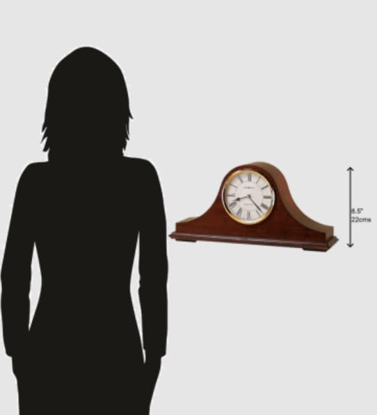 Hardwood Mantel Clock with Westminster Chime and Quartz Movement