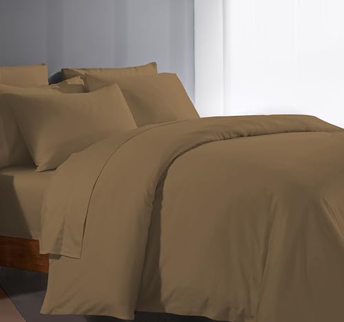 100% Egyptian Cotton Queen Duvet Cover - Soft & Breathable