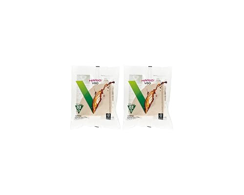 Size 02 Natural Cone Coffee Paper Filters (200 Count) - 1 to 4 Cups