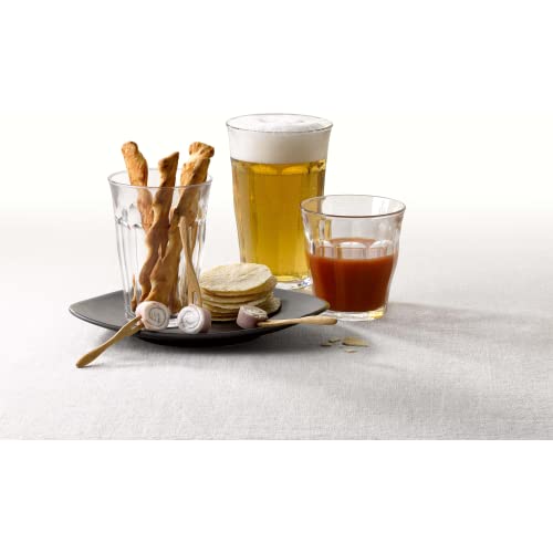 Tempered Glass Tumblers 220ml - Set of 6 Microwave & Freezer Safe Cups