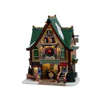 Friendly Forest Clockworks Animated Christmas Village Scene with 4.5V Adaptor