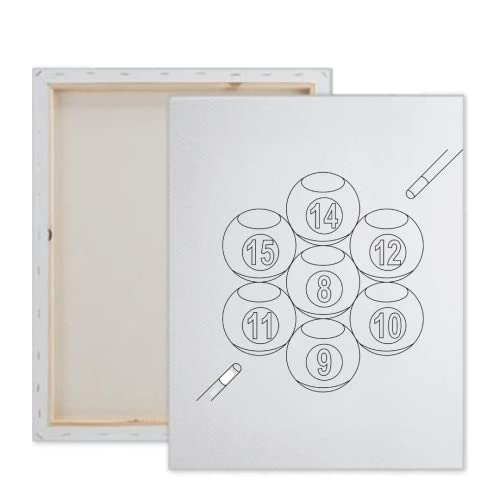 Gamer Pre-Drawn Stretched Canvas Paint Kit for Adults and Teens