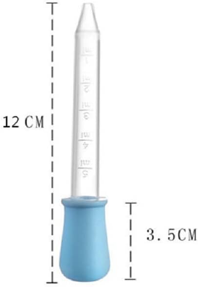 Yiasangly Liquid Droppers - Clear Silicone & Plastic Pipettes with Bulb Tip for Kids | 5ml, 8 Pack