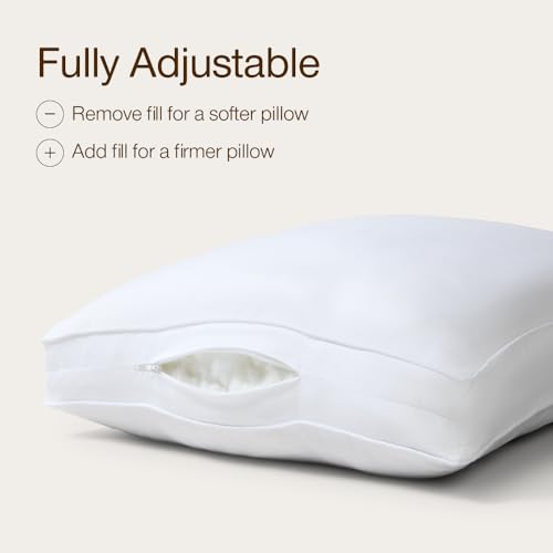 Adjustable Queen Size Down Alternative Pillows - Set of 2