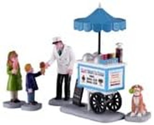 Lemax Happy Scoops Ice Cream Cart - Charming Decor for Festive Displays | Perfect for Collectors