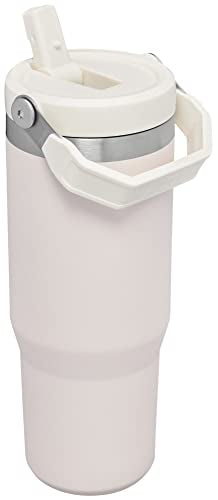 Stanley IceFlow 30 oz Insulated Water Bottle with Flip Straw Rose Quartz