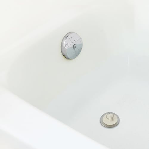 1-1/2 Inch Rubber Drain Stopper with Pull Ring - Off-White, Variation of THIS listing