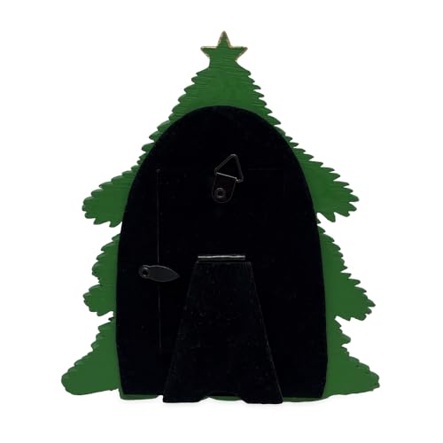 Isaac Jacobs 2x3 Christmas Tree Picture Frame - Rectangular Photo Window
