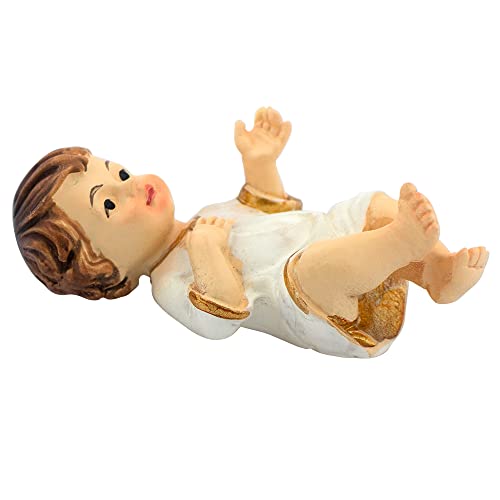 2-Inch Baby Jesus Figurine Nativity Scene Christ Child Christmas Decor