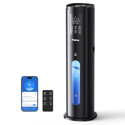 7L Smart Cool Mist Humidifier for Large Rooms with Remote & App