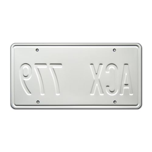 Mirage Vanity Plate - Stamped Aluminum Decorative Movie Car Sign