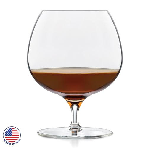 Libbey 16oz Kentfield Brandy Glasses Set of 4 - Elegant Whiskey & Spirit Glassware