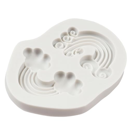 QDMOLDS Rainbow Silicone Fondant Mold - Rainbow Cake Molds, 1pc, Style A