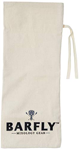 Barfly Lewis Canvas Ice Bag 1.3x24.2x29.6cm - Durable Barware Accessory