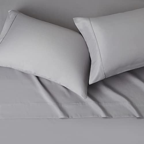 Amazon Basics Microfiber 4-Piece Bed Sheet Set, Full, Dark Gray