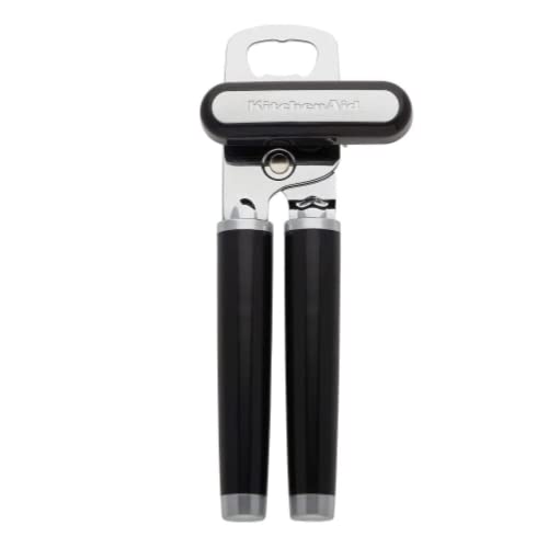 KitchenAid Classic Multifunction Can Opener and Bottle Opener - Black