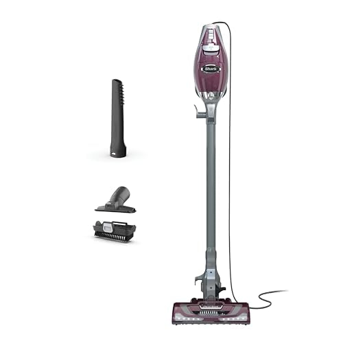 Shark Rocket Pet Plus Corded Stick Vacuum HV322 Bordeaux Silver