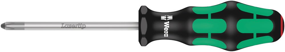 WERA Rack Screwdriver Set - Kraftform Plus Lasertip, 6-Piece Precision Tool Set