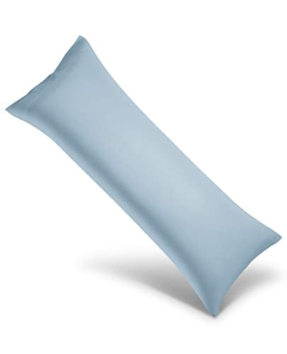 Light Blue Body Pillow Case 20x54 - Keep Cool & Dry