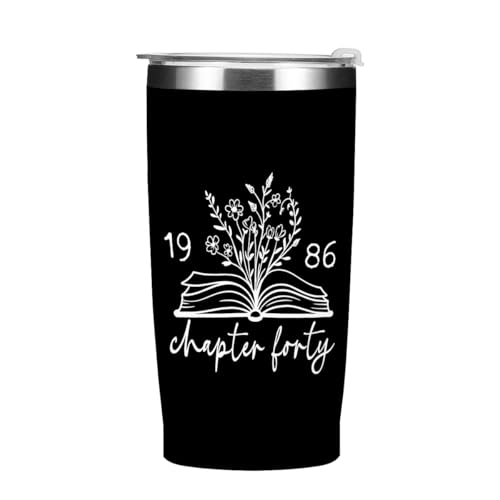 Jealance 1986 Tumbler for Men & Women 20oz Insulated Stainless Steel Travel Mug - Black, Model 1133