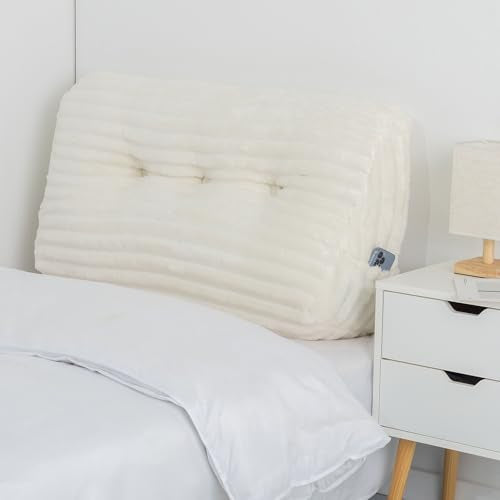 Thickened Headboard Pillow with Removable Cover - Twin XL