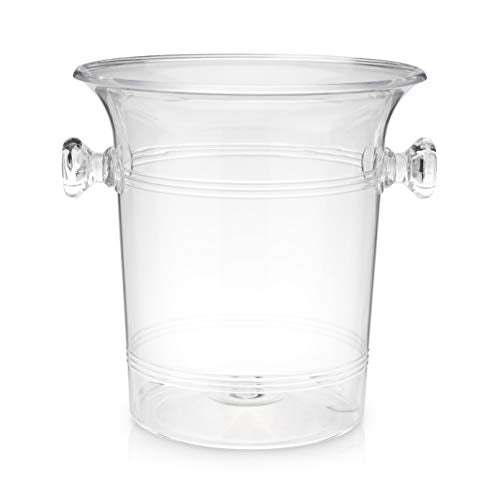 True 3L Clear Acrylic Ice Bucket with Handles for Wine & Champagne