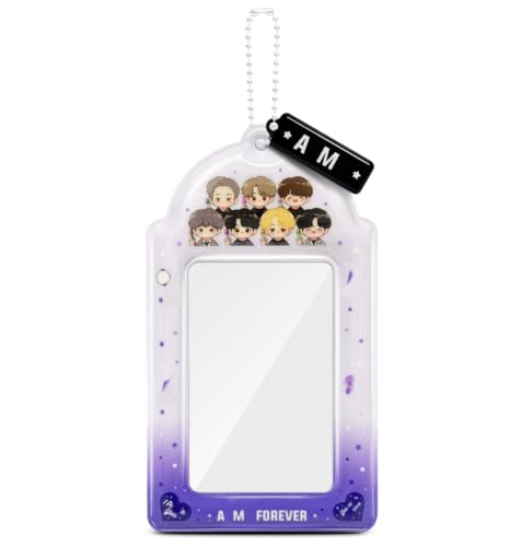 Cute Animal Photocard Holder Keychain for 3.8 x 2.8 Inch Cards