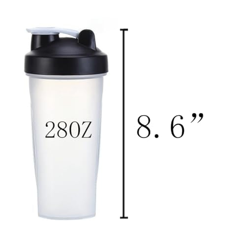 2 Pack 28oz Protein Shaker Bottles with Mixing Ball