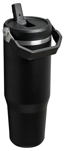 STANLEY IceFlow 2.0 Flip Straw Tumbler 30 oz Black Insulated Water Bottle